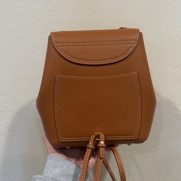 Polene Numero Un Brown Leather Backpack main image 7